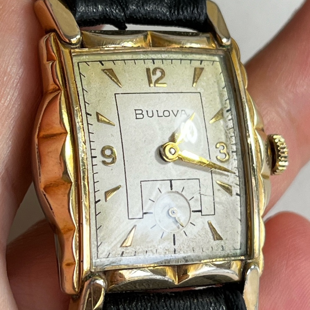 Bulova 1950 art deco manual winding 17 Jewels - Picture 4 of 15